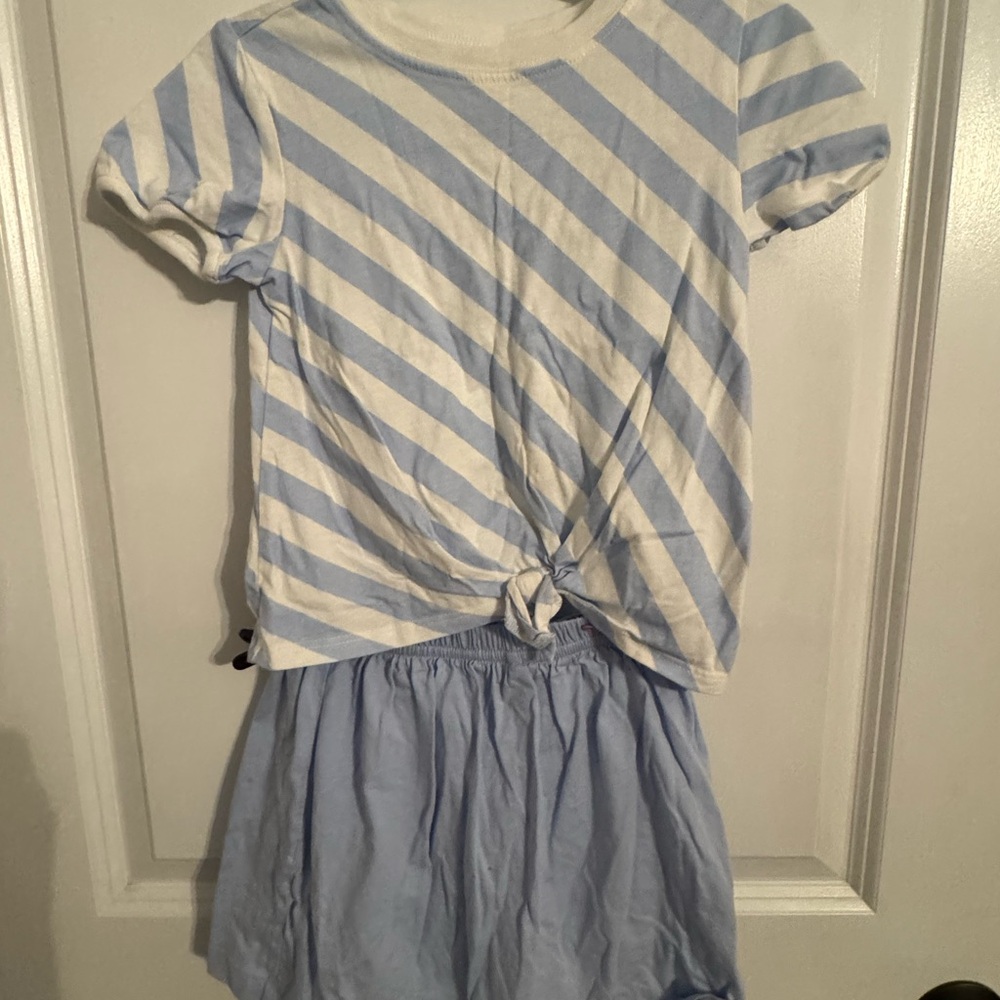 Carter's Blue and White Kids Matching Set